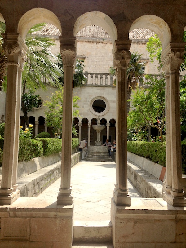cloister pillars Dubrovnik